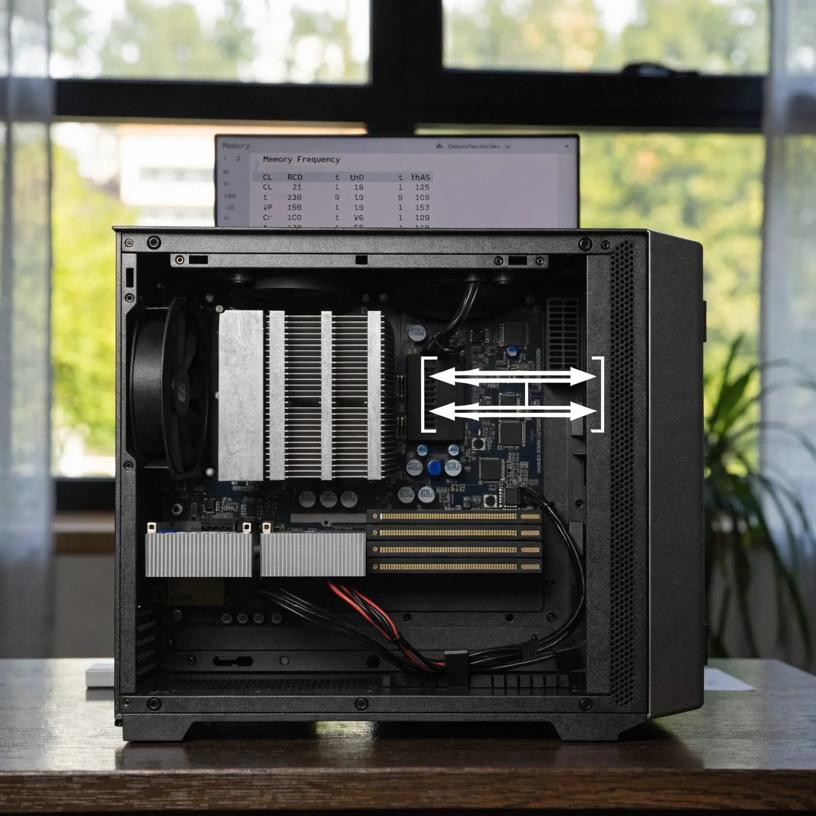 Расположение оперативной памяти