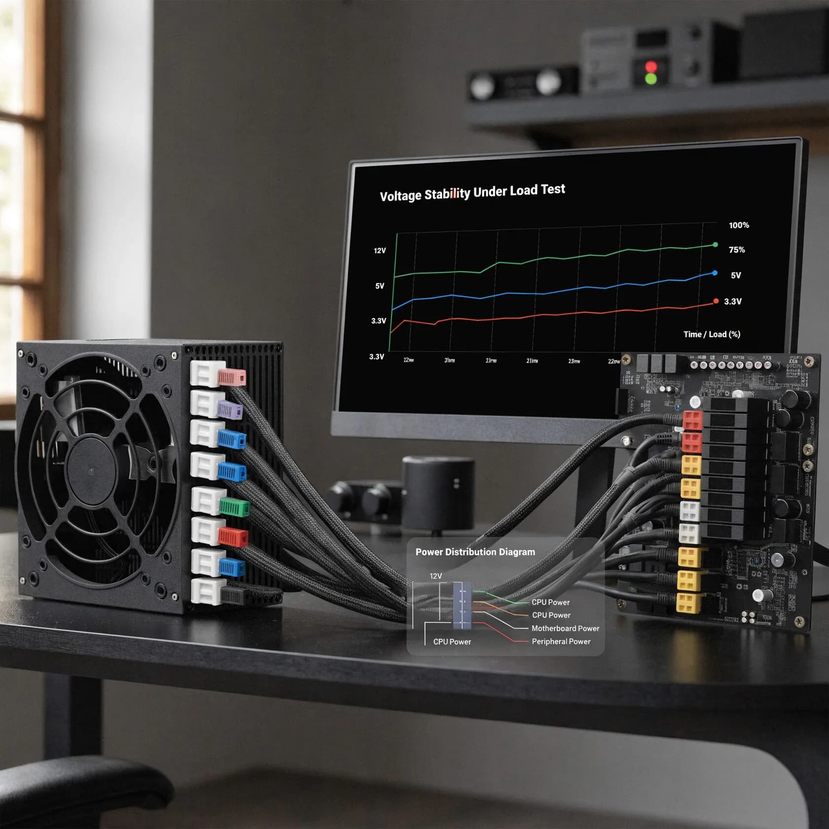 Блок питания — стабильность и линии питания